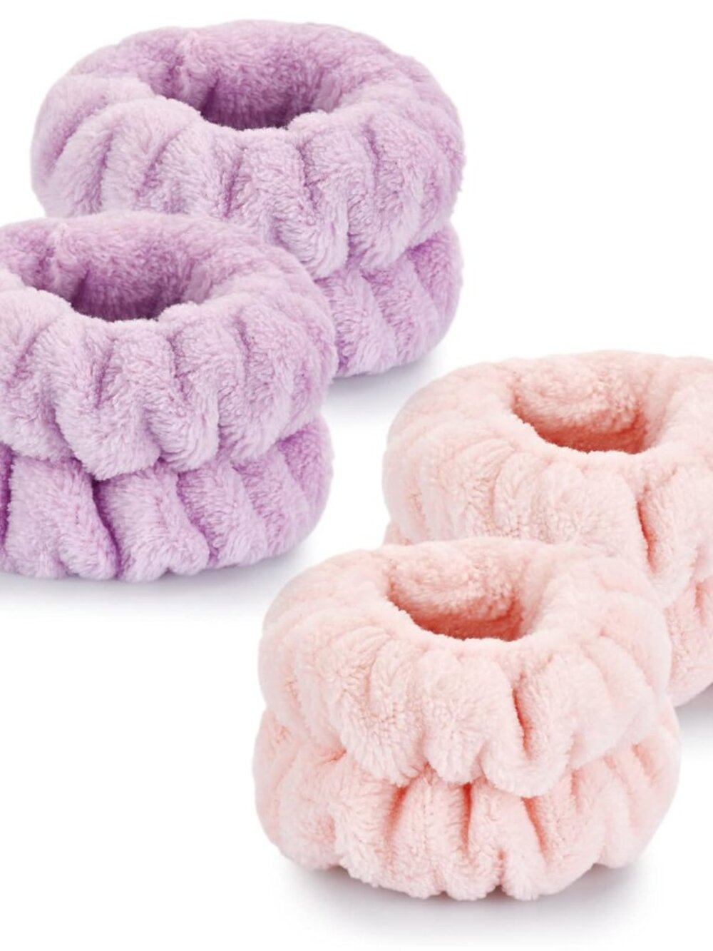 4 Pcs Wrist Bands for Washing Face, Microfiber Wrist Towels for Washing Face, Sp